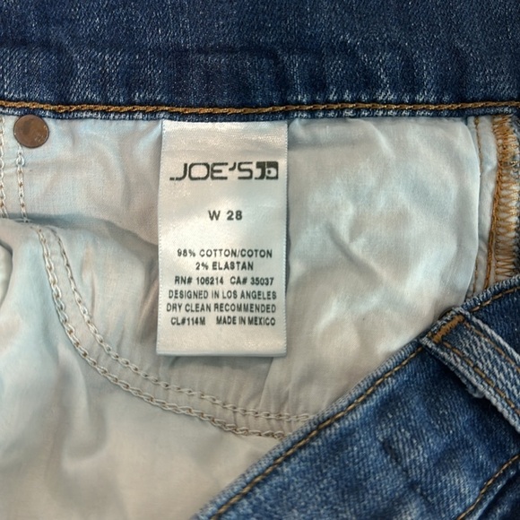 Joe’s Jeans Blue Denim Melodie Cuffed Jean Shorts 28 - Picture 6 of 8